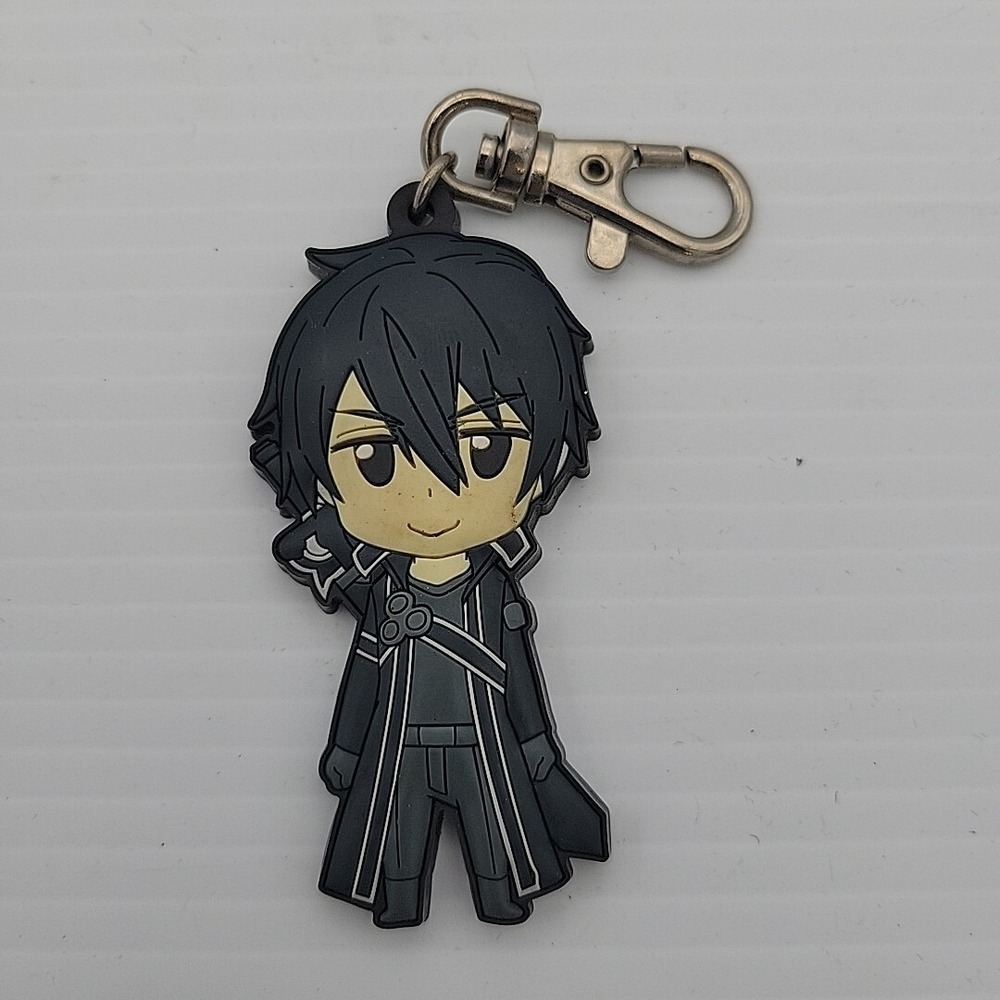 Sword Art Online PVC Keychain ~ Black Swordman Kirito SAO04